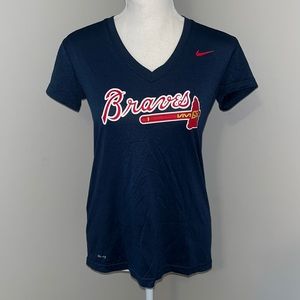 Nike Dri-Fit blue Atlanta Braves t-shirt